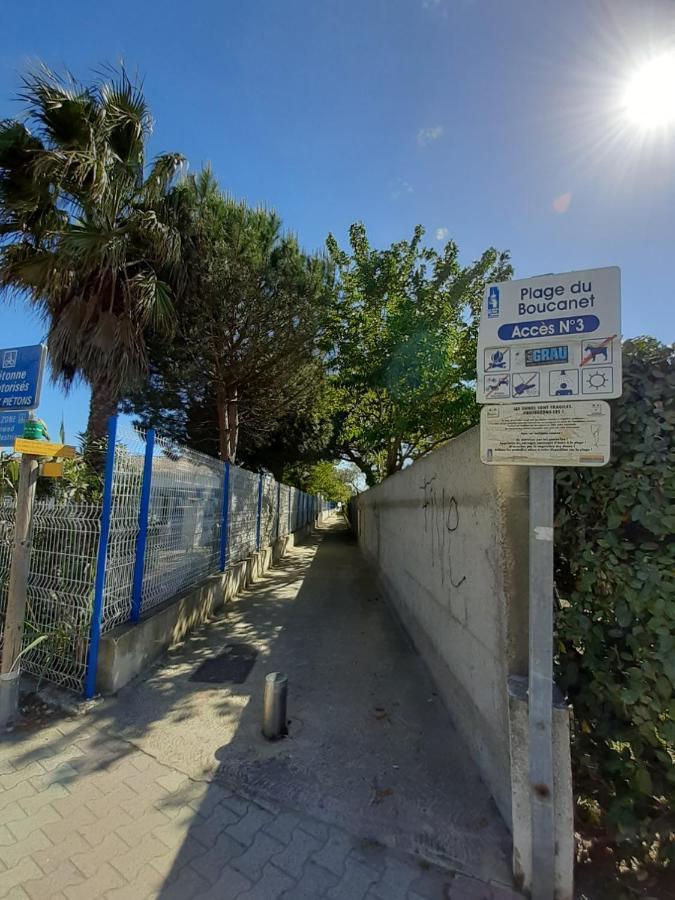 T2-3 Cabine Les Yuccas 200 M Plage Du Boucanet Rive Droite Grau Du Roi Ideal 2-4 Pers Ле-Гро-дю-Руа Экстерьер фото