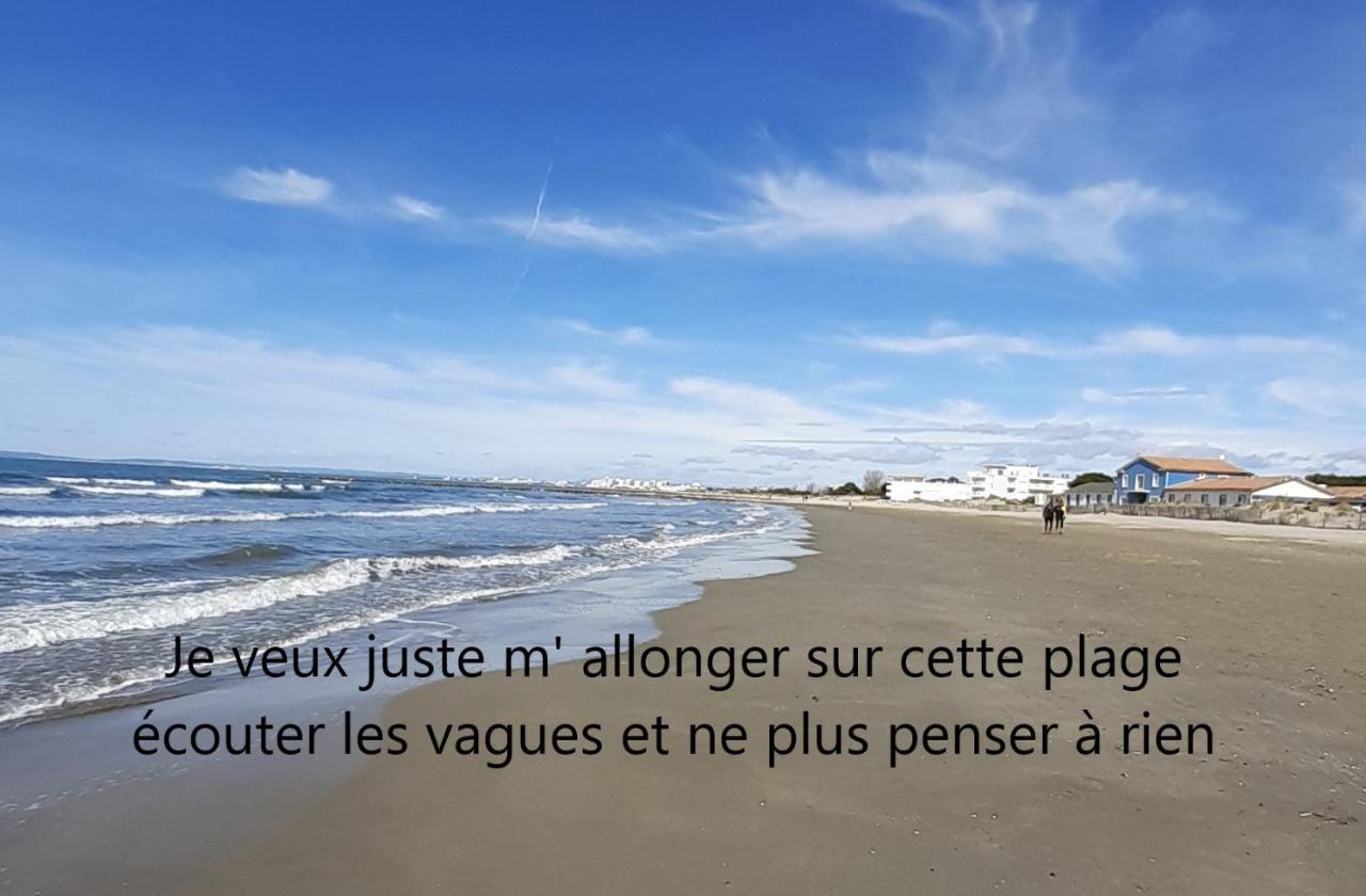 T2-3 Cabine Les Yuccas 200 M Plage Du Boucanet Rive Droite Grau Du Roi Ideal 2-4 Pers Ле-Гро-дю-Руа Экстерьер фото