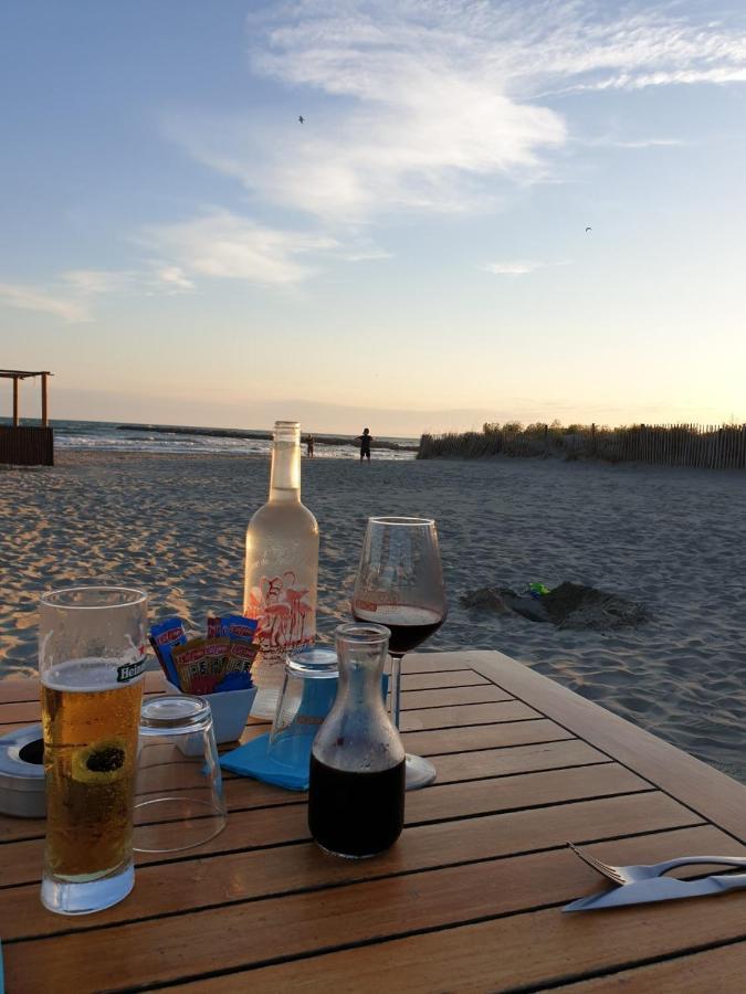 T2-3 Cabine Les Yuccas 200 M Plage Du Boucanet Rive Droite Grau Du Roi Ideal 2-4 Pers Ле-Гро-дю-Руа Экстерьер фото
